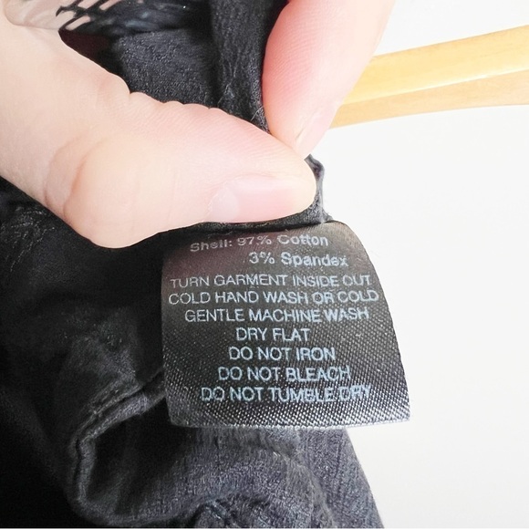 I.Am.Gia Black Lace V Front Stretch Pants Size XXS - Picture 8 of 8